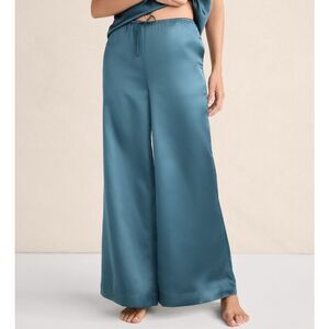 HAVEN WELL WITHIN $98 Flowy Wide Leg Pants Neptune Blue M NEW